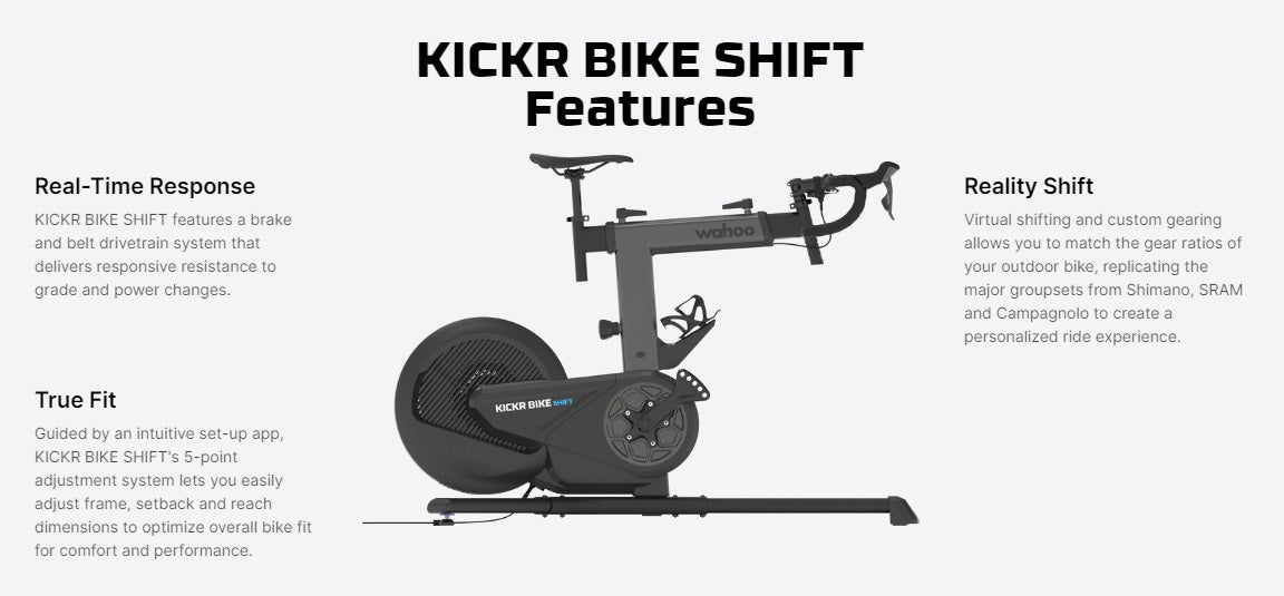 Wahoo KICKR BIKE SHIFT Indoor Smart Bike - Store Pickup Only