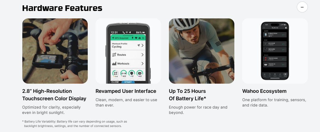 Wahoo ELEMNT ROAM 3 GPS Bike Computer
