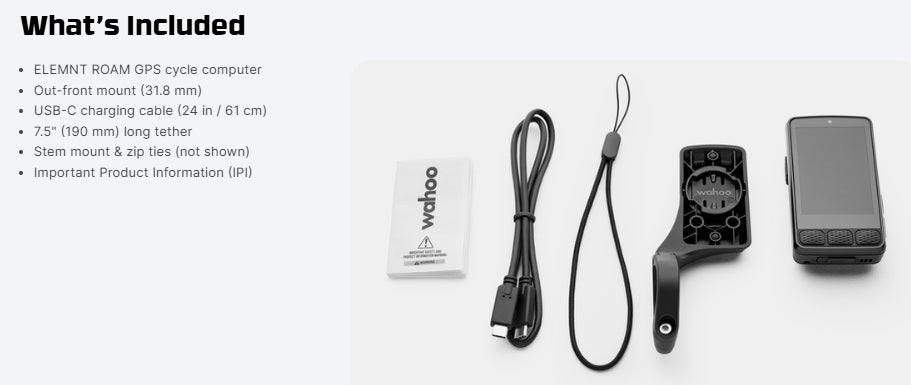 Wahoo ELEMNT ROAM 3 GPS Bike Computer