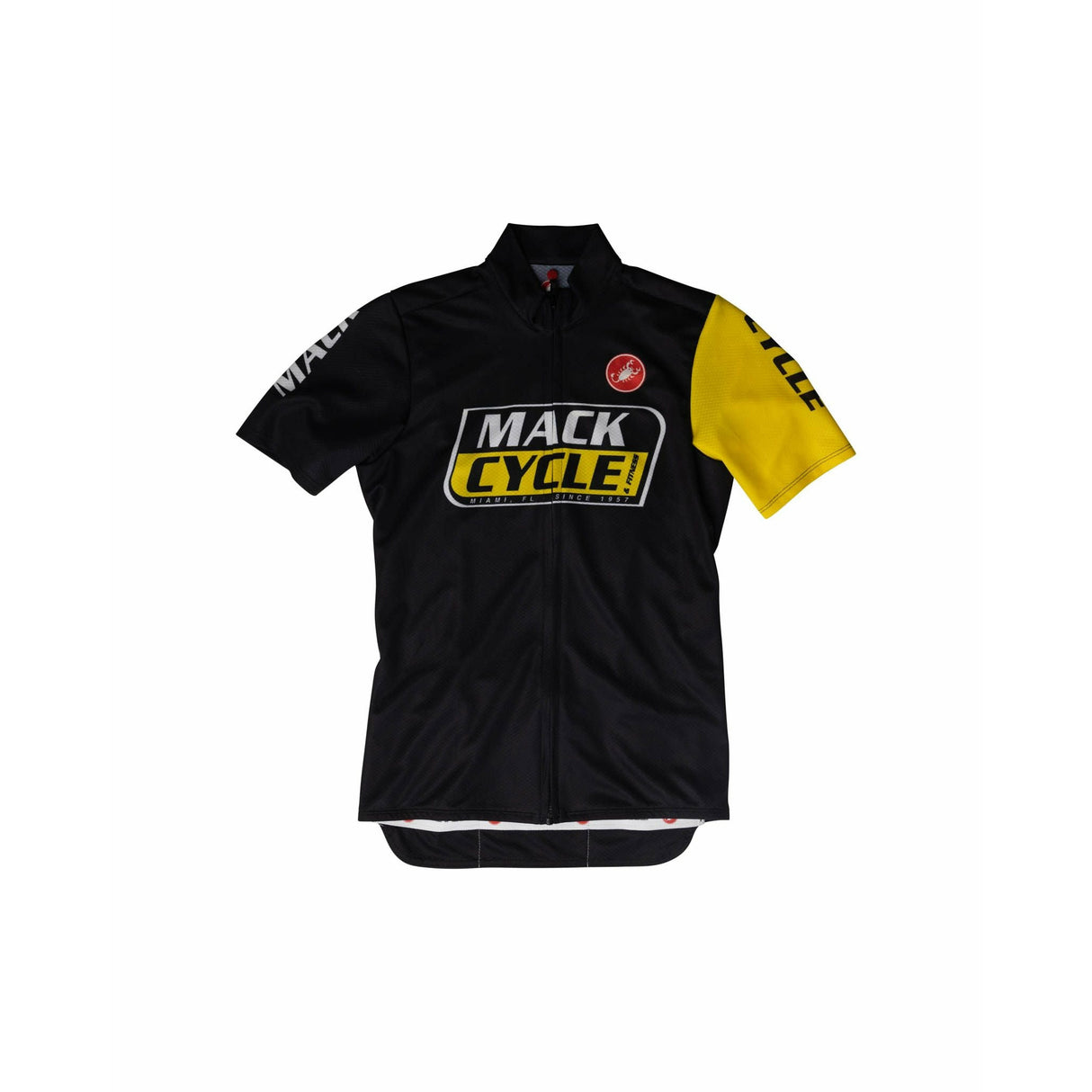 Castelli Mack Cycle Podio Short Sleeve Full Zip Cycling Jersey