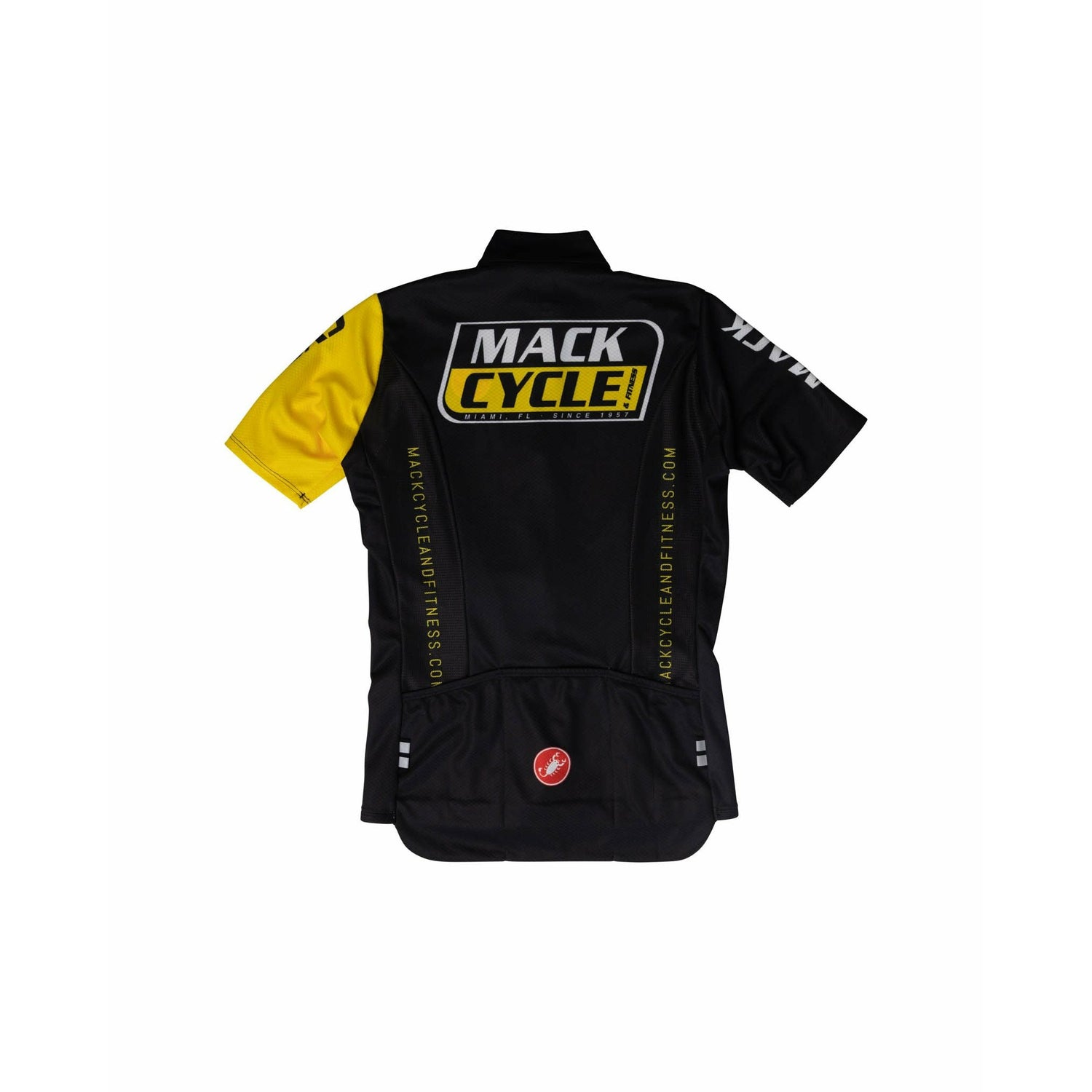 Castelli Mack Cycle Podio Short Sleeve Full Zip Cycling Jersey