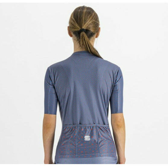 Sportful Women's Checkmate Full Zip Short Sleeve Road Cycling Jersey