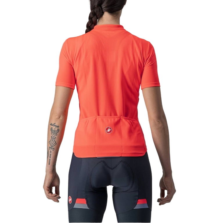 Castelli Anima 3 Short Sleeve Full Zipper Women's Cycling Jersey