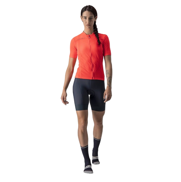 Castelli Anima 3 Short Sleeve Full Zipper Women's Cycling Jersey
