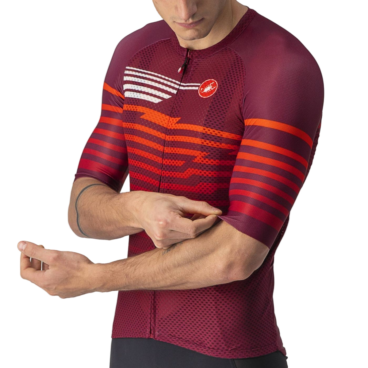 Castelli Climber's 3.0 Full-Zip Short Sleeve Bicycle Jersey