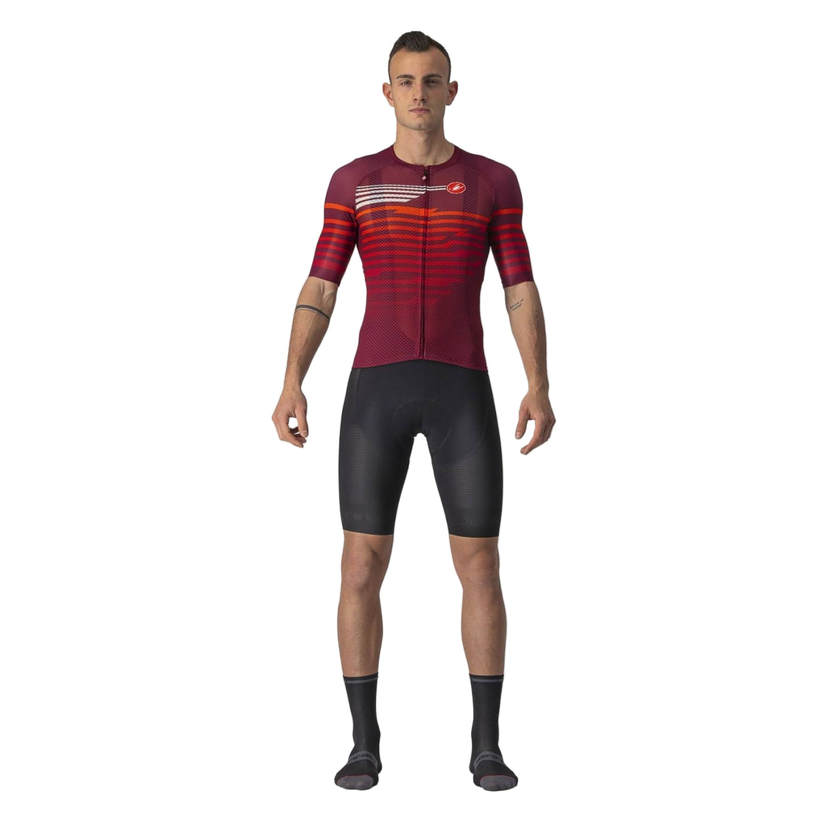 Castelli Climber's 3.0 Full-Zip Short Sleeve Bicycle Jersey