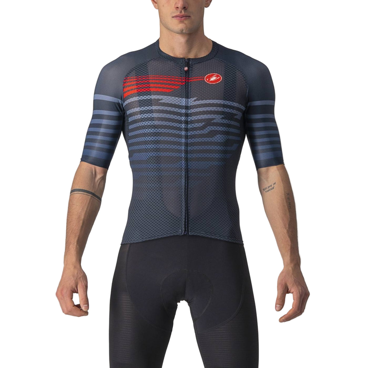 Castelli Climber's 3.0 Full-Zip Short Sleeve Bicycle Jersey