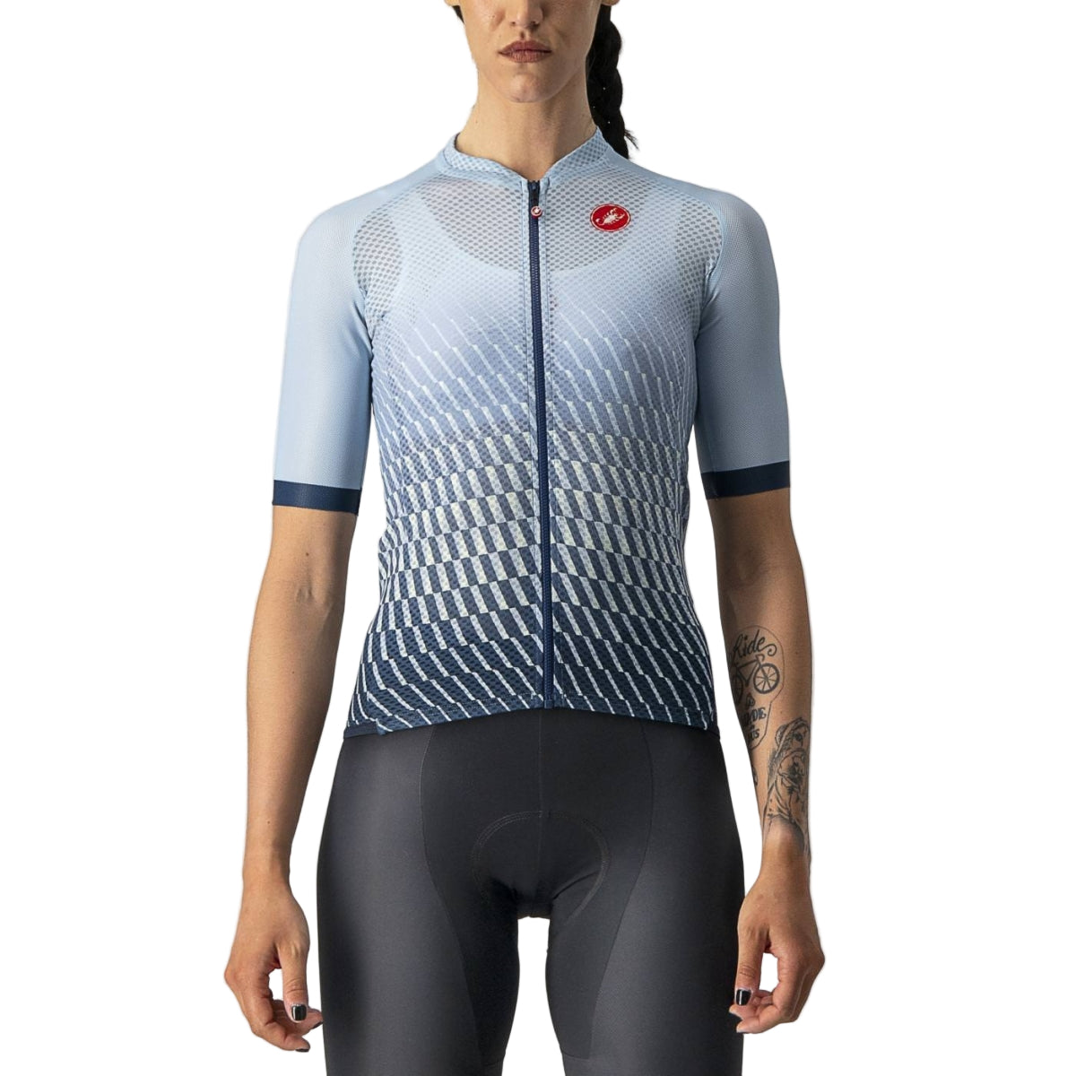 Castelli Women's Climber's 2.0 Full-Zip Short-Sleeve Cycling Jersey