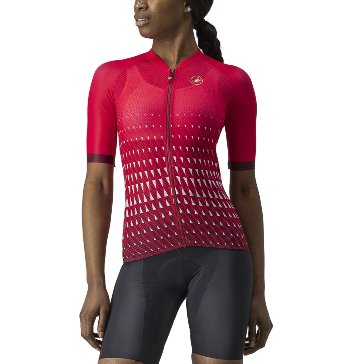 Castelli Women's Climber's 2.0 Full-Zip Short-Sleeve Cycling Jersey