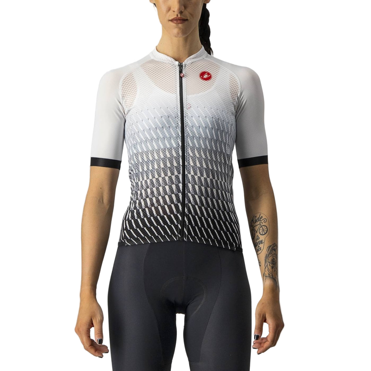 Castelli Women's Climber's 2.0 Full-Zip Short-Sleeve Cycling Jersey