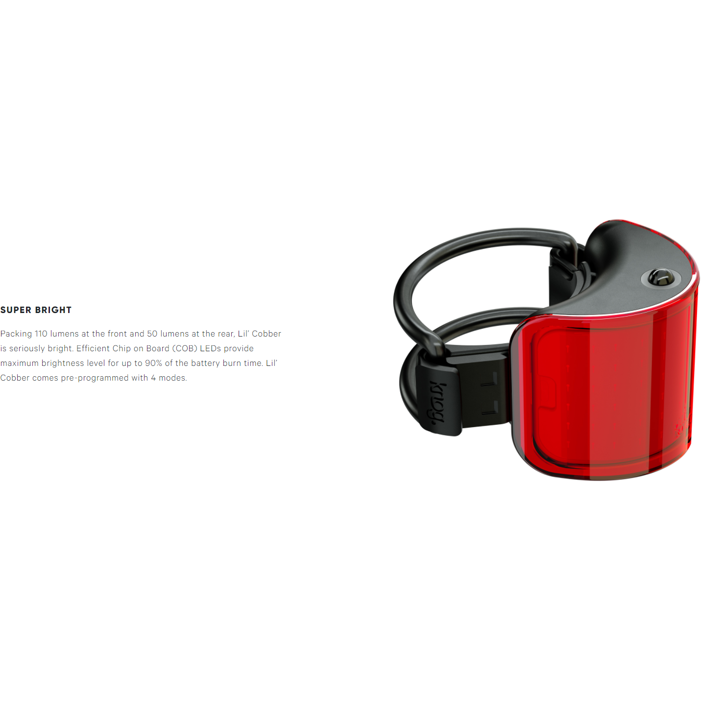 Knog Lil' Cobber Twinpack Rear and Front Bike Light
