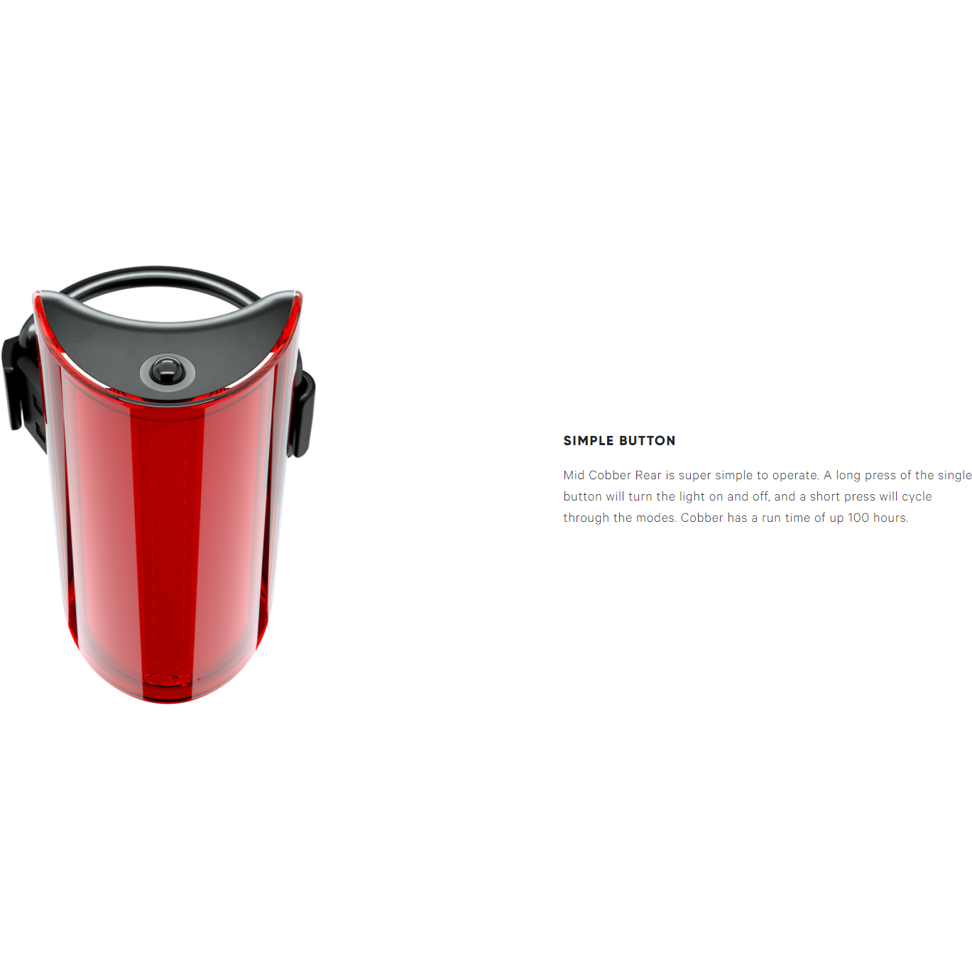 Knog Mid Cobber Rear Bike Light