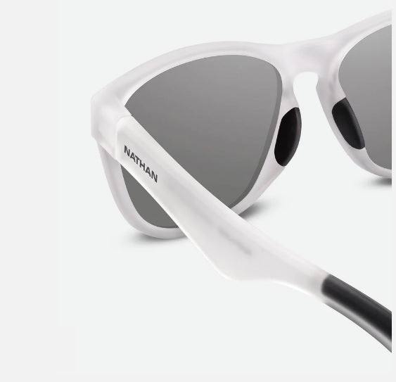 Nathan Summit Polarized Running Sunglasses - Clear/Blue
