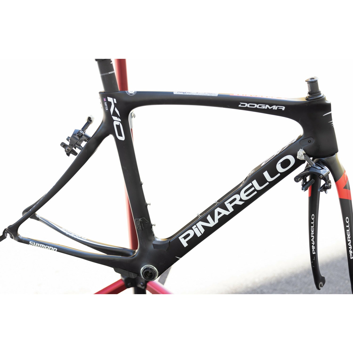 Team Ineos Pinarello Dogma K10 Shimano Ultegra 12-Speed Carbon Road Bike - 54 cm - ridden by Ethan Hayter World Champion