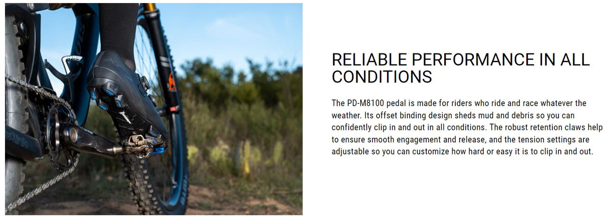 Shimano PD-M8100 Deore XT Cycling Pedal