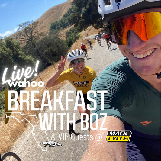 BREAKFAST WITH BOZ // LIVE AT MACK CYCLE // WITH SPECIAL GUESTS 😜