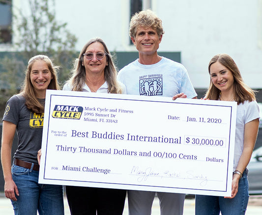 Mack Cycle & Fitness Donates $30,000 to Best Buddies International in Support of Individuals with Intellectual and Developmental Disabilities