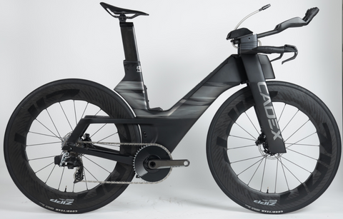 2023 CADEX Tri Red AXS Pro Build Triathlon Super Bike + Zipp 858 NSW - Small - Mack Cycle Pro Build