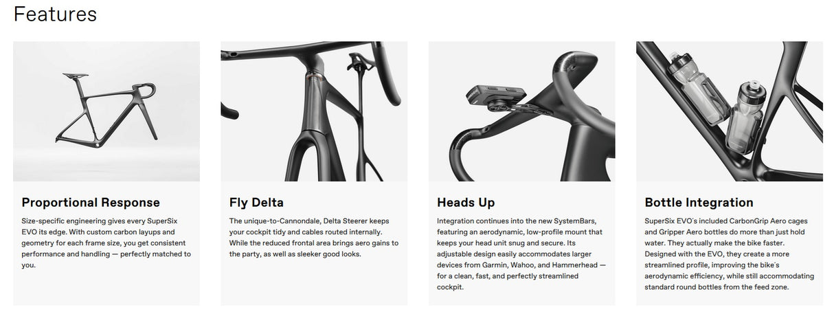 Cannondale SuperSix EVO 1 SL Hi-Mod Gen. 5 Ultegra 12 Speed Disc Road Bike