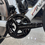 Pinarello Dogma F Dura Ace Di2 Carbon Road Bike with Princeton Wake 6560 - B633 - Crystal White -  54cm