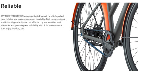 BMC 257 AL THREE Step Through Disc Hybrid Bike