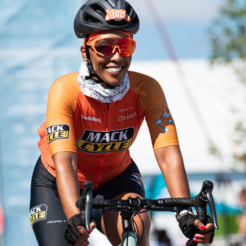 Mack Cycle x Team Hurricanes Neon Orange - Women's Cycling Jersey
