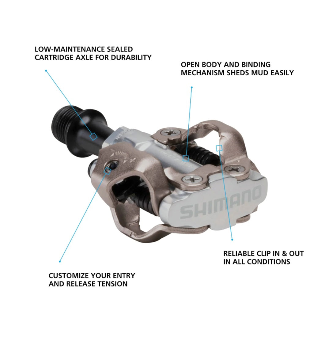 Shimano PD-M540 Mountain Bike Pedal