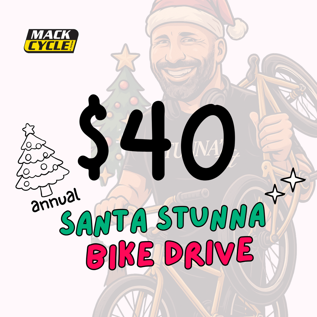 SANTA STUNNA BIKE DONATIONS