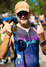 Mack Cycle Key West Purple Men's Sleeveless Triathlon Top