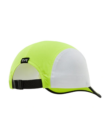 TYR Pace Running Cap - Attak Yellow Logo