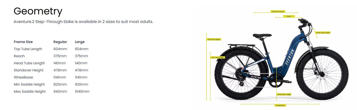 Aventon Aventure.2 All Terrain Step-Through E-Mountain Bike
