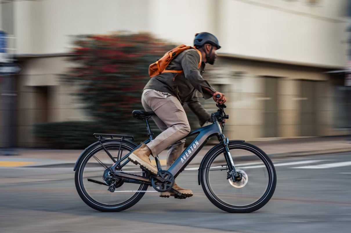 Aventon Level 3 Step Over Front Suspension Commuter E-Bike