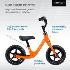 Batch Kid's 10" Balance Bike (Recommended Height - 35 to 44 inches)