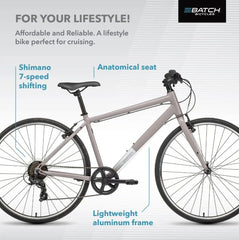 Batch The Lifestyle Hybrid Rim Brake Bicycle