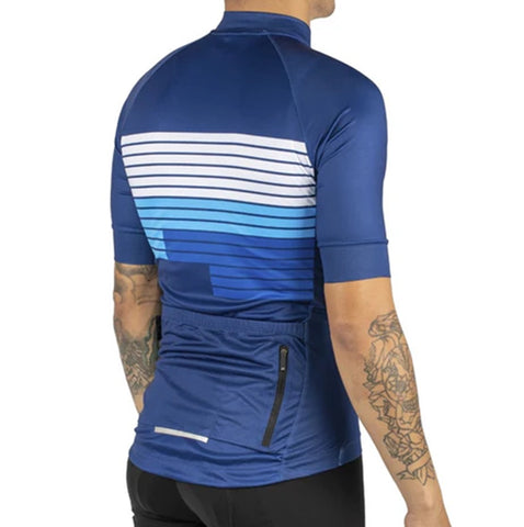 Bellwether Revel Full Zip Short Sleeve Cycling Jersey - SeaScape