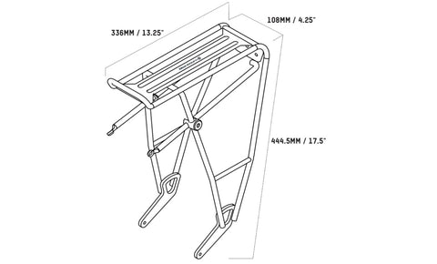 Blackburn Design Grid 2 Top Deck Rear Bicycle Rack