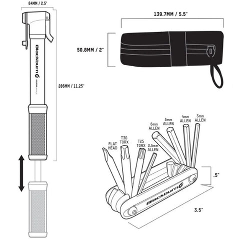 Blackburn Local Ride Kit WITH Pump