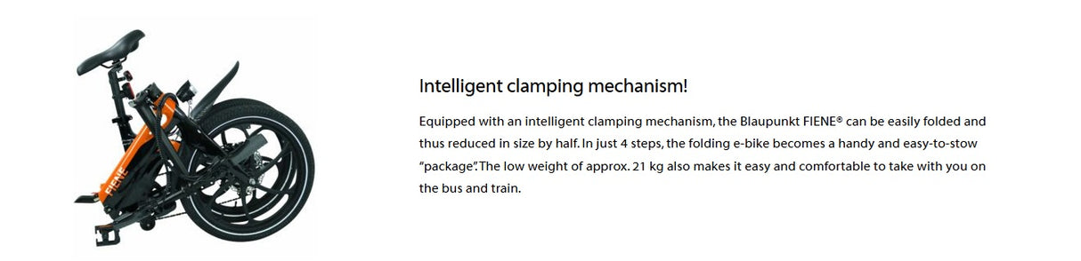 Blaupunkt Fiene 20 Inch Folding e-Bike