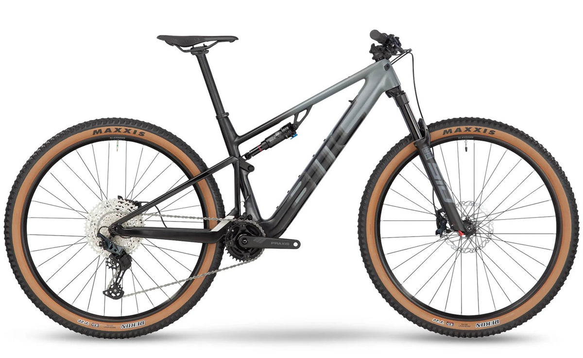 Fourstroke AMP LT THREE USA 1 BMC FourStroke AMP LT Three Full Suspension Carbon Mountain E-Bike - Medium / Gray