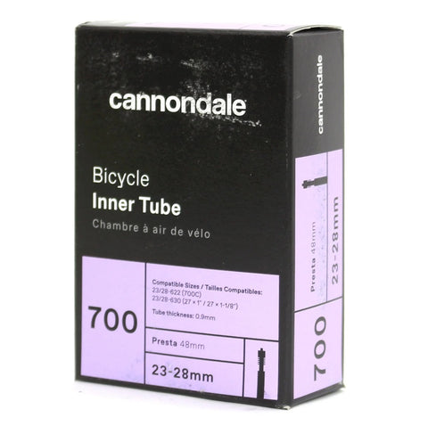 Cannondale Bicycle Inner Tube - 700 x 23-28mm With 48mm Presta Valve