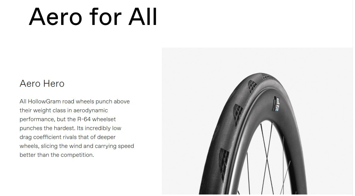 Cannondale Hollowgram R-SL 64 Clincher Tubeless Ready Carbon Wheelset