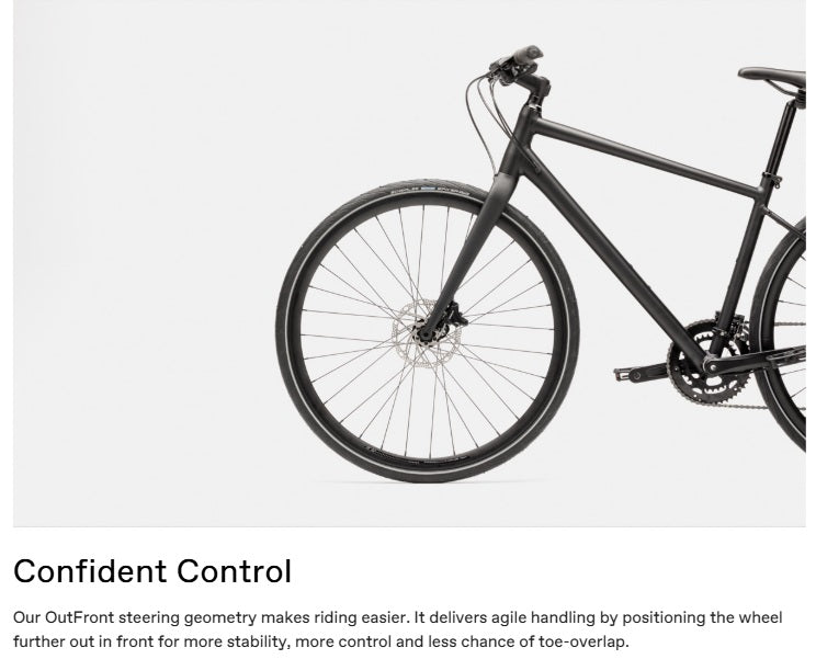 2023 Cannondale Quick 3 Shimano Cues 9 Speed Hybrid Disc Bike