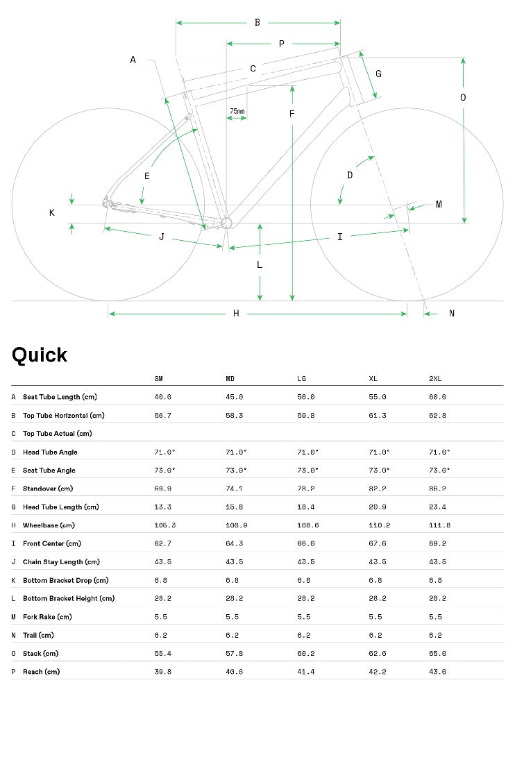2023 Cannondale Quick 3 Shimano Cues 9 Speed Hybrid Disc Bike