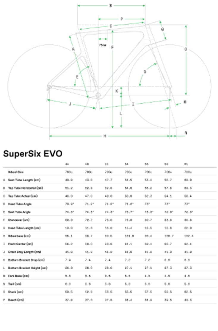 Cannondale SuperSix EVO 1 Carbon SRAM Force AXS 12 Speed Disc Road Bike