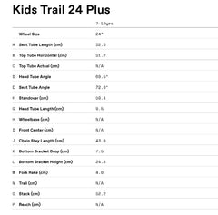 Cannondale Trail Plus 24 Kid's Mountain Bike  (recommended for height 4'1" to 4'6")