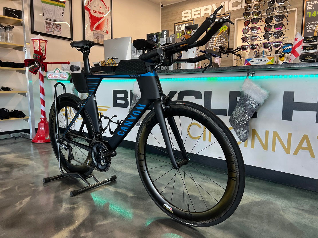 Canyon Speedmax CF8.0 Carbon Rim Brake Ultegra Triathlon Bike - Pre-Owned - Size Large