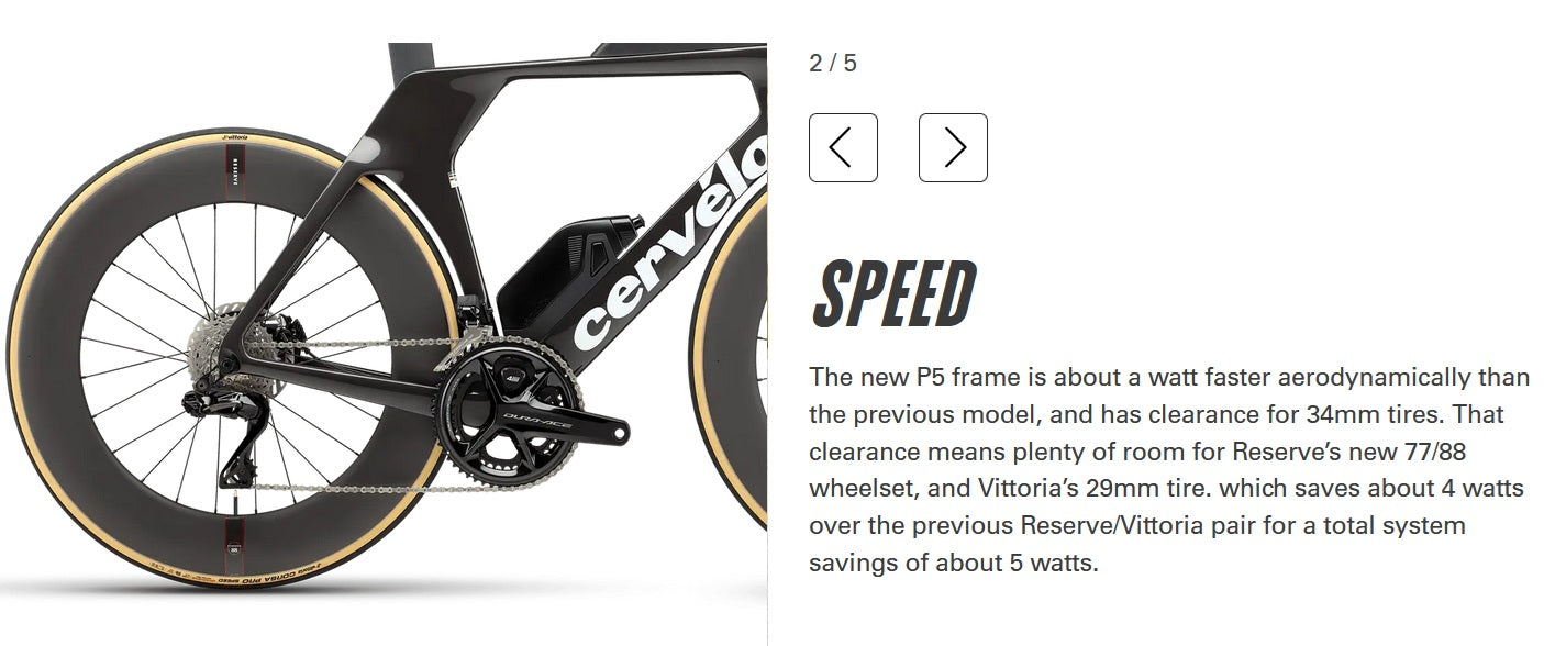 Cervelo P5 SRAM Red AXS 1 12 Speed Carbon Disc Triathlon Bike