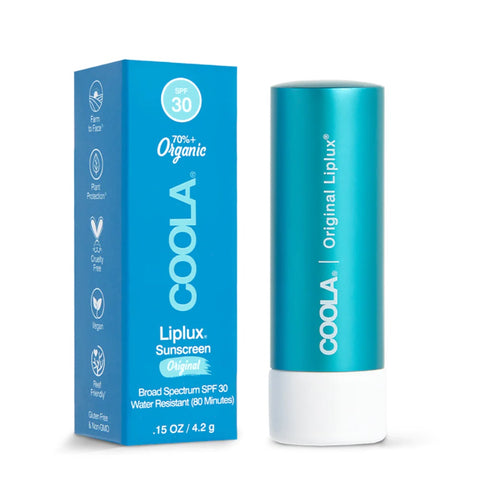 COOLA Classic Liplux Organic Lip Balm Sunscreen SPF 30 - Original - .15FL OZ