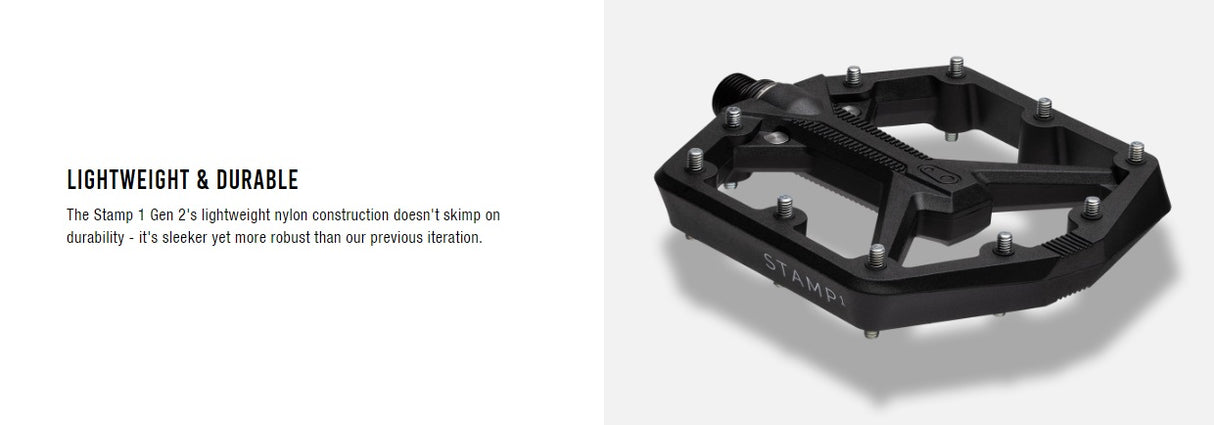 CrankBrothers Stamp 1 Gen 2 Flat Platform Bicycle Pedals