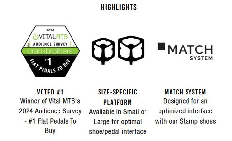 CrankBrothers Stamp 7 Platform Mountain Bike Pedal